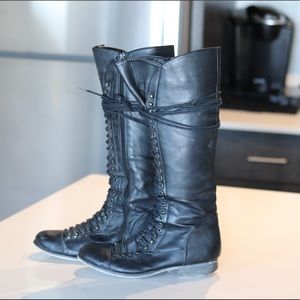 Madden Girl Lace Up Combat boots!!